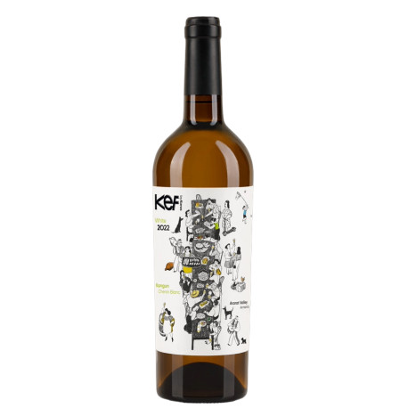 KARAS - Vin blanc sec Kef de Karas  - 0.75L 13.5 % - pack de 6