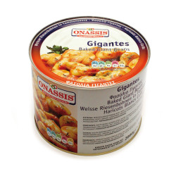 Haricots géants en sauce tomate 2 kg. (Grece) - pack de 6