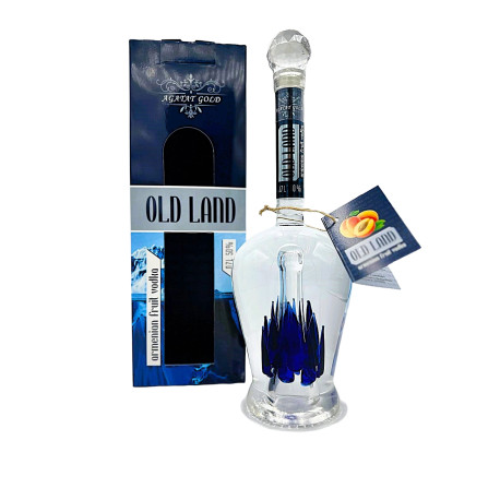 VODKA OLD LAND ABRICOT COFFRET CADEAU 50% 0.7L - PACK DE 6