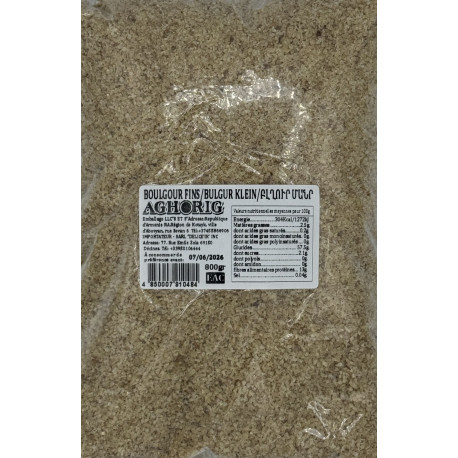 BOULGOUR FINS-AGHORIG 0.8KG - PACK DE 12