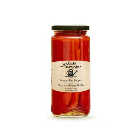 POIVRONS ROUGES GRILLES DE GRECE  690G - PACK DE 12