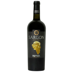 VIN ROUGE SEC SARGON 0.75L- 12%- PACK DE 6
