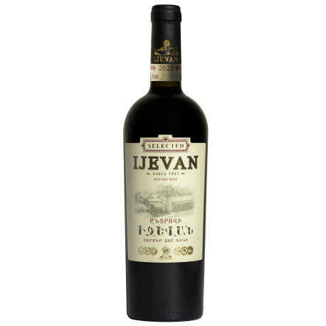 VIN ROUGE SEC IJEVAN 0.75L- 11%- PACK DE 6