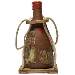 VIN ROUGE SEC EN BOUTEILLE EN CÉRAMIQUE 0.75L- 11%- PACK DE 6