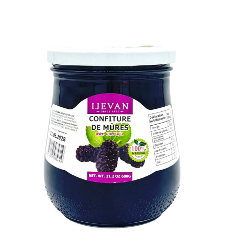 IJEVAN - CONFITURE DE MÛRE 600g - PACK DE 8