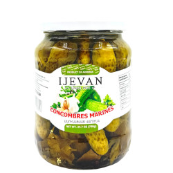 IJEVAN - CORNICHONS MARINÉS - BOCAL 700g - PACK DE  6