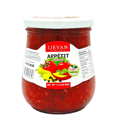 IJEVAN - APPÉTIT-BOCAL 500g - PACK DE 8