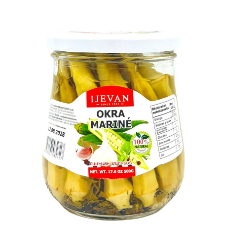IJEVAN - Gombo Mariné (Bamya)  500g - Pack de 8