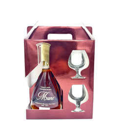 BRANDY MANE 5 ANS 0.5L+2 VERRES - PACK DE 4