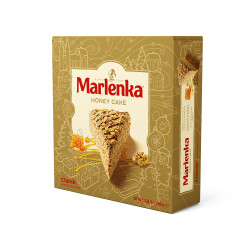 Gâteau au miel MARLENKA® aux noix 800g - Pack de 6