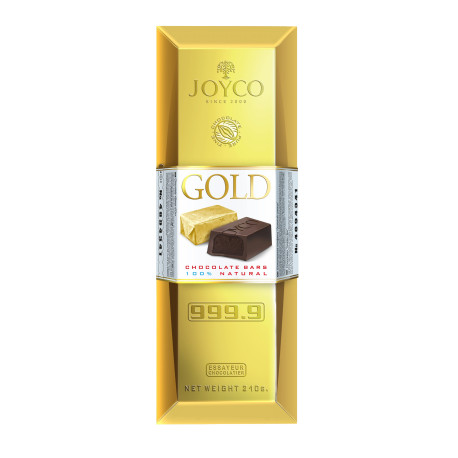 Chocolat N°18 - JOYCO - Chocolats "Barre d'or" 210g - Pack de 12