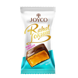 Chocolat N°14  - JOYCO - Rahat-Loukoum enrobé de chocolat au lait 1kg - Pack de 2