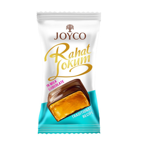 Chocolat N°14  - JOYCO - Rahat-Loukoum enrobé de chocolat au lait 1kg - Pack de 2