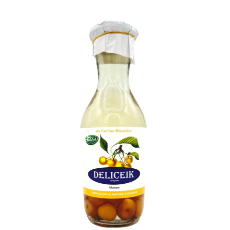 JUS DE CERISE BLANCHE COMPOTE - DELICEIK 1L- PACK DE 6