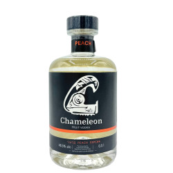 VODKA CHAMELEON PECHE 0.5L  48.5%VOL - PACK DE 6