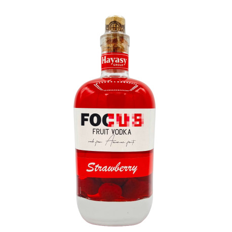 VODKA FOCUS FRAISE- 40% 0.7L - PACK DE 6