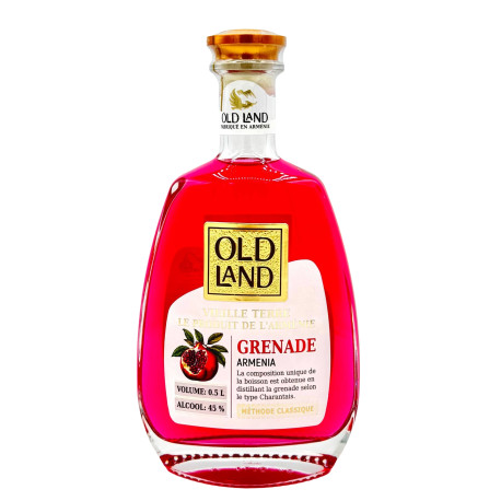VODKA OLD LAND GRENADE 45% 0.5L - PACK DE 6