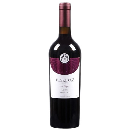 Vin Rouge sec Voskevaz VINTAGE SIRENI 0.75L 13.5% - Pack de 6