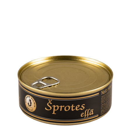 SPRATS FUMÉS DE RIGA DANS L’HUILE 240G (N°19)  - PACK DE 24