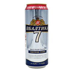 BIERE BALTIKA N°7 CANETTE PACK DE 24