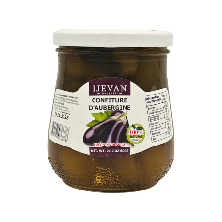 IJEVAN - CONFITURE D’AUBERGINES 600g - PACK DE 8