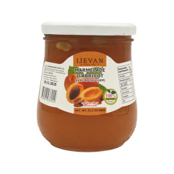 IJEVAN - CONFITURE (DJAM) D’ABRICOTS AVEC NOYAUX 600g - PACK DE 8