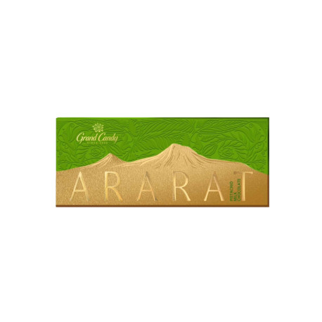Chocolat N°42 - Grand Candy - Chocolat au lait "Ararat" aux pistaches  90g - Pack de 40