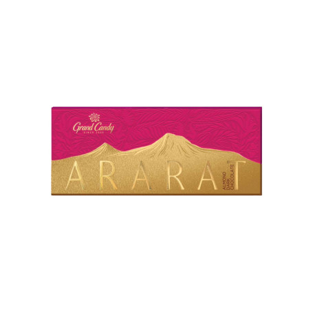 Chocolat N°44 - Grand Candy - Chocolat au lait "Ararat" aux amandes 90g - Pack de 40