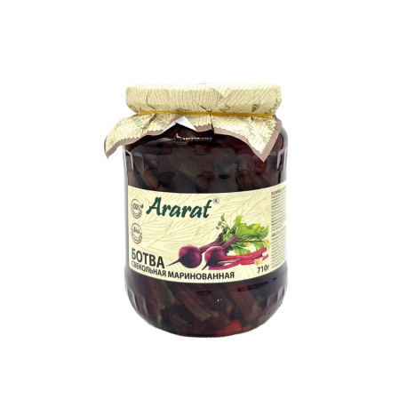 ARARAT - Маринованная свекольная ботва  (BAZUK) - БАНКА - упаковка  12 шт.