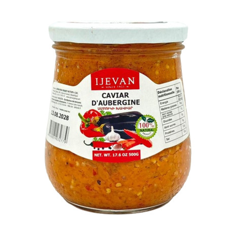 IJEVAN - CAVIAR D'AUBERGINES  500g - PACK DE 8