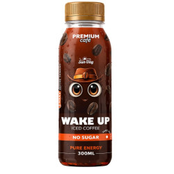 CAFÉ GLACÉ SUN & DAY- WAKE UP - SANS SUCRE - 300ML - PACK DE 12