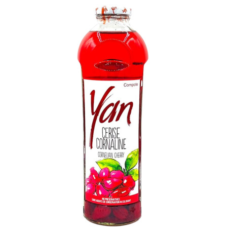 JUS DE CORNOUILLER COMPOTE-YAN BOUTEILLE 0.93L- PACK DE 12