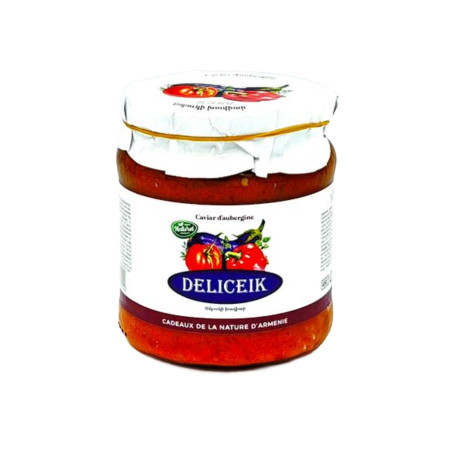CAVIAR D'AUBERGINES-DELICEIK - BOCAL 470G - PACK DE 6