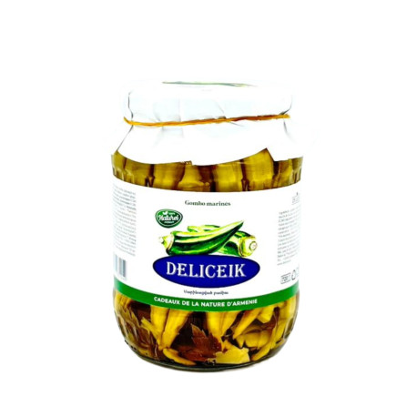 Gombo mariné (Bamya) - DELICEIK  720g - PACK DE 6