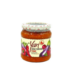 CAVIAR D'AUBERGINES PIQUANTE-YAN BOCAL 0.45L - PACK DE 12