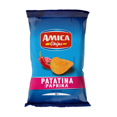 AMICA - Chips - Paprika  - 50g - Pack de 21