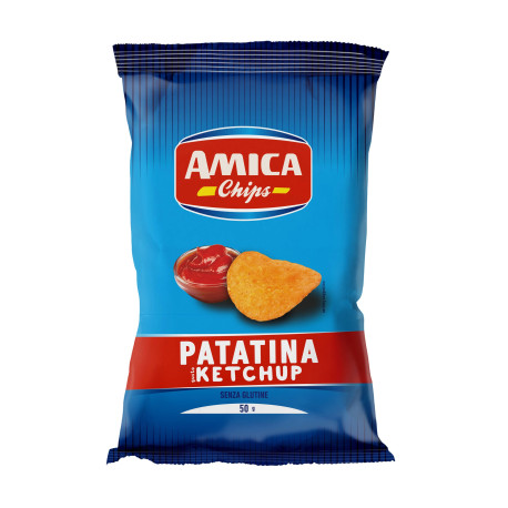 AMICA - Chips - Ketchup  - 50g - Pack de 21