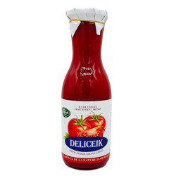 DELICEIK - JUS DE TOMATE FRAICHEMENT PRESSÉ - 1000G - PACK DE 9