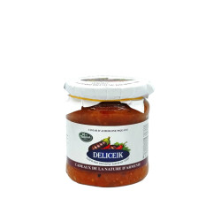 DELICEIK - CAVIAR D'AUBERGINE GRILLÉE PIQUANT - 500G - PACK DE 12