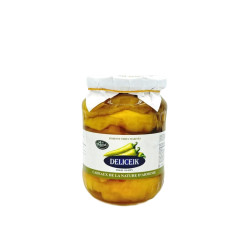 DELICEIK - PIMENTS VERTS MARINÉS - 645G - PACK DE 12