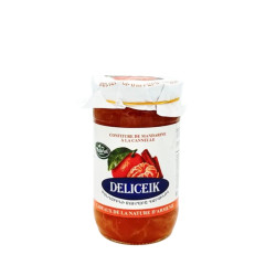 DELICEIK - CONFITURE DE MANDARINE A LA CANELLE - 470G - PACK DE 12