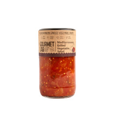 GOURMET LAB - Salade "Mangal" aubergines et poivrons grillés au feu - BOCAL 350G - PACK DE 12