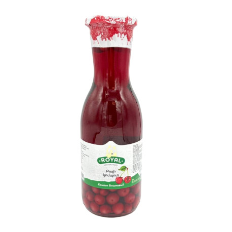 JUS DE CERISE COMPOTE -"ROYAL" 1L - PACK DE 9