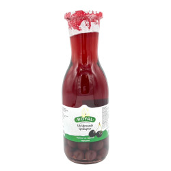 JUS DE CERISE NOIRES COMPOTE -"ROYAL" 1L - PACK DE 9