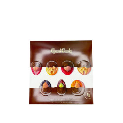 Chocolat N°47 - JOYCO - Chocolats Assortiment de fruits secs enrobés de chocolat au noix 390g - Pack de 8