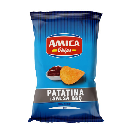 AMICA - Chips - Sauce Barbecue - 50g - Pack de 21