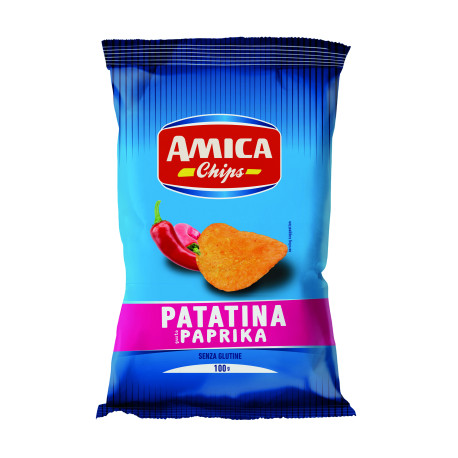 AMICA - Chips - Paprika - 100g - Pack de 20