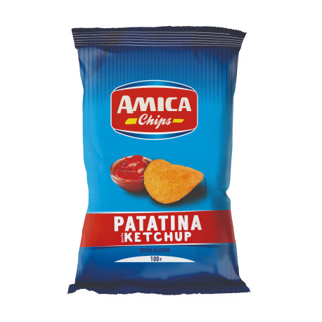 AMICA - Chips - Ketchup - 100g - Pack de 20