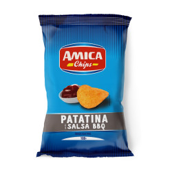 AMICA - Chips - Sauce barbecue - 100g - Pack de 20