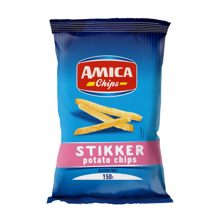 AMICA - Chips - Batônnets Salés - 150g - Pack de 15